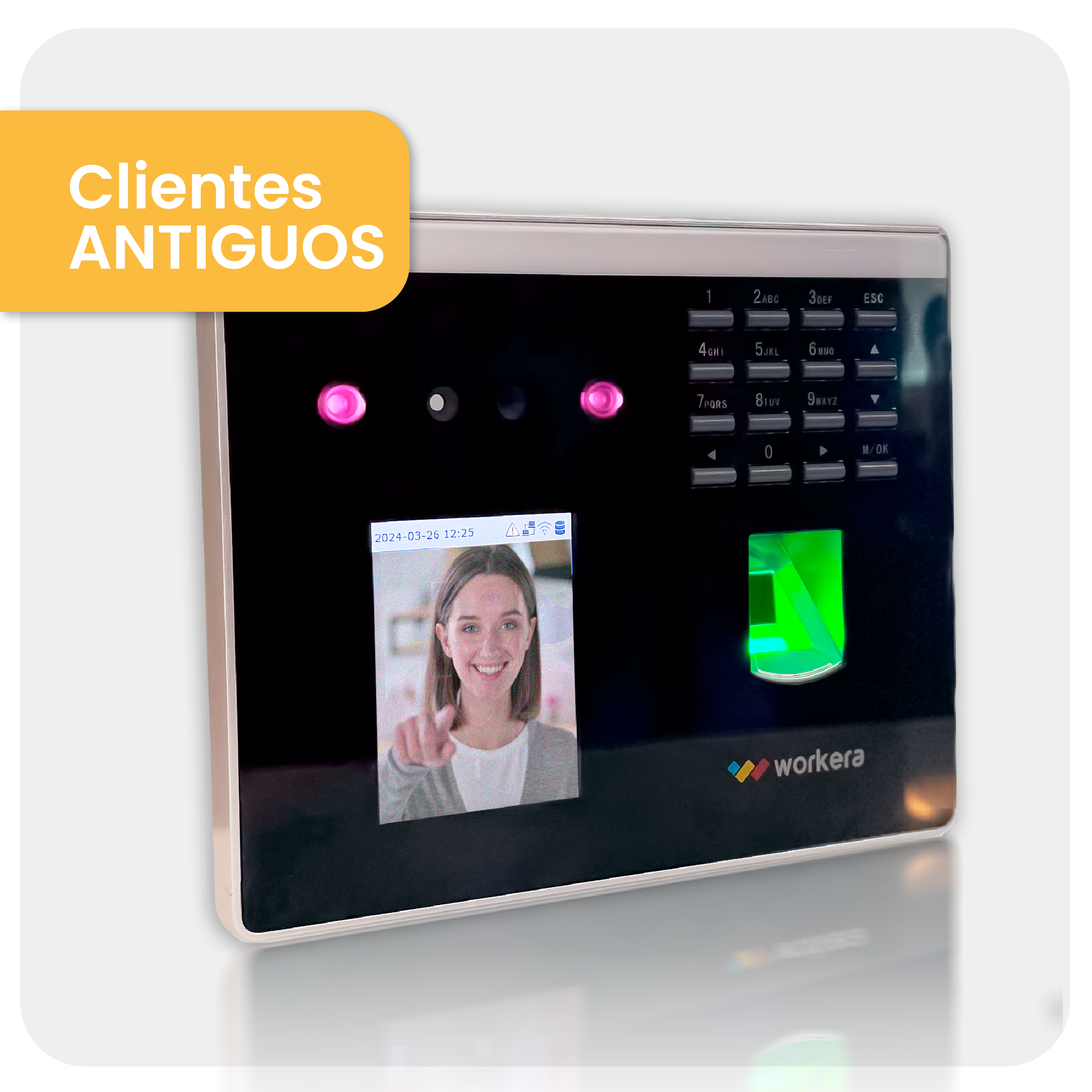 Reloj Biométrico T2 · Clientes antiguos 100‑199