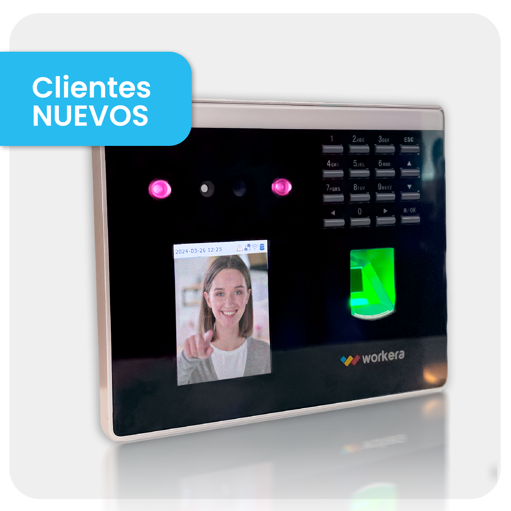 Reloj Biométrico T2 | Cliente nuevo