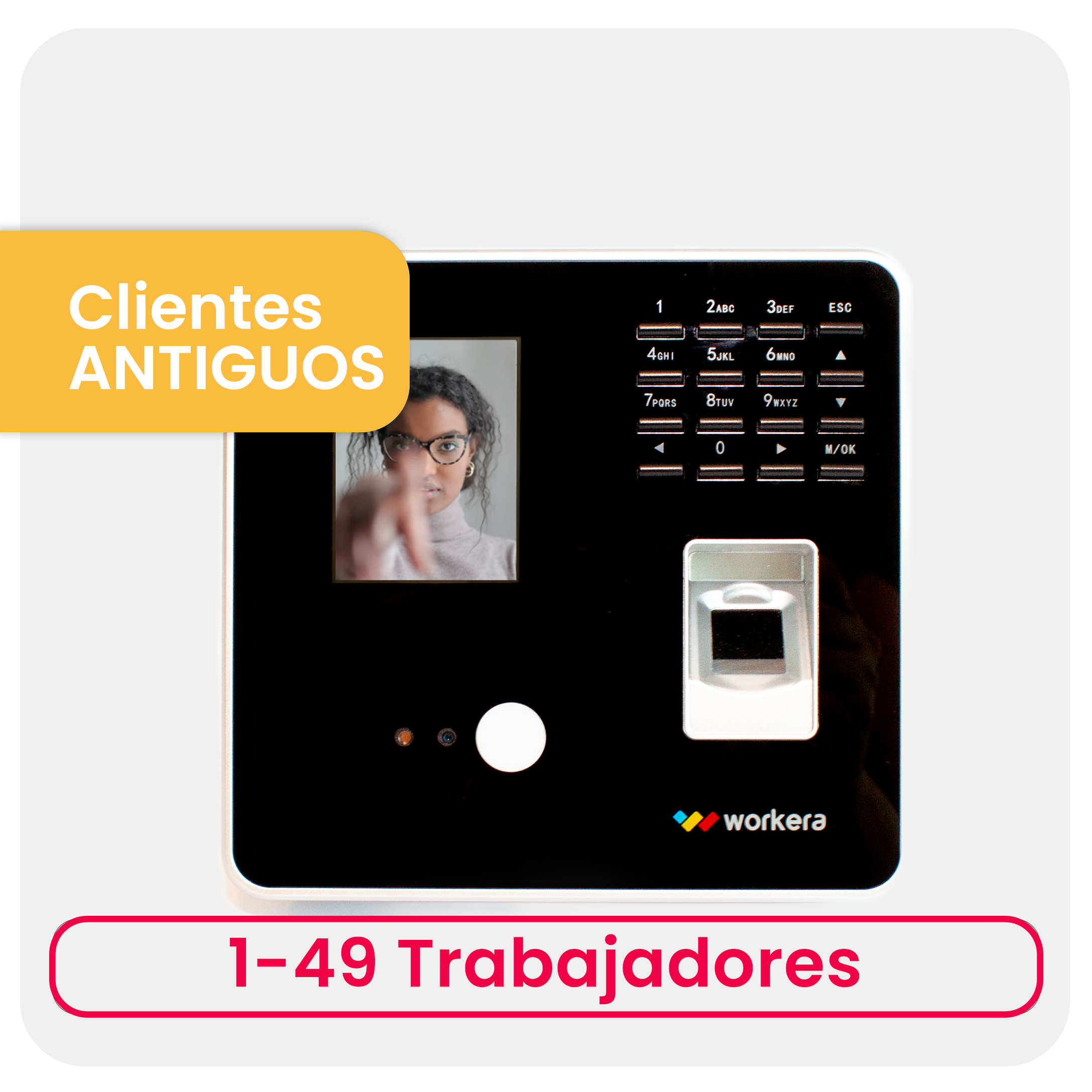 Reloj Biométrico T5 Pro · Clientes antiguos 1-49